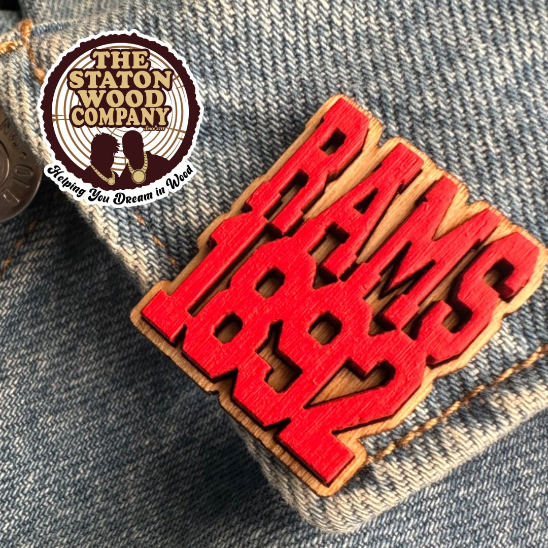 Custom Etched/Stacked Lapel Pins