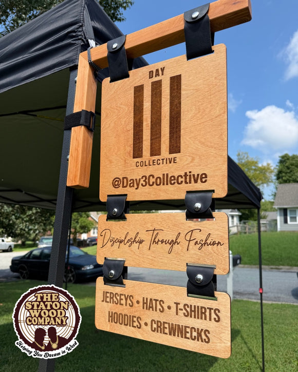 Vendor Canopy Sign
