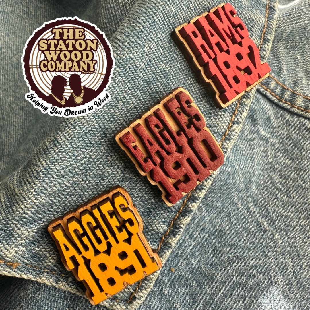 HBCU and Year Lapel Pins