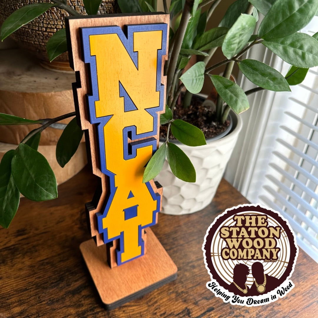 NCAT Standing Plaque