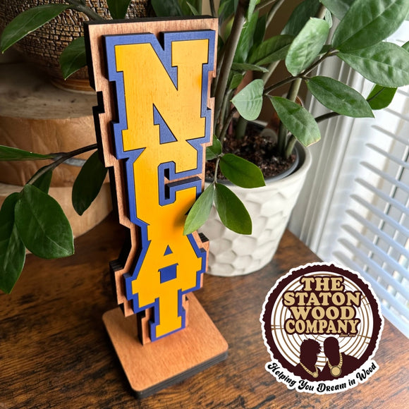 NCAT Standing Plaque