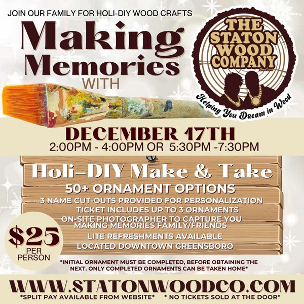 Making Memories with The Staton Wood Company