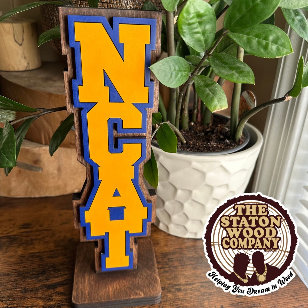 NCAT Standing Plaque