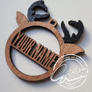 Personalized Reindeer Ornament-1