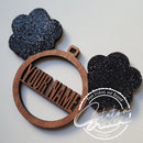 Personalized Afro Puff Girl Ornaments-1