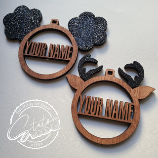 Personalized Reindeer Ornament