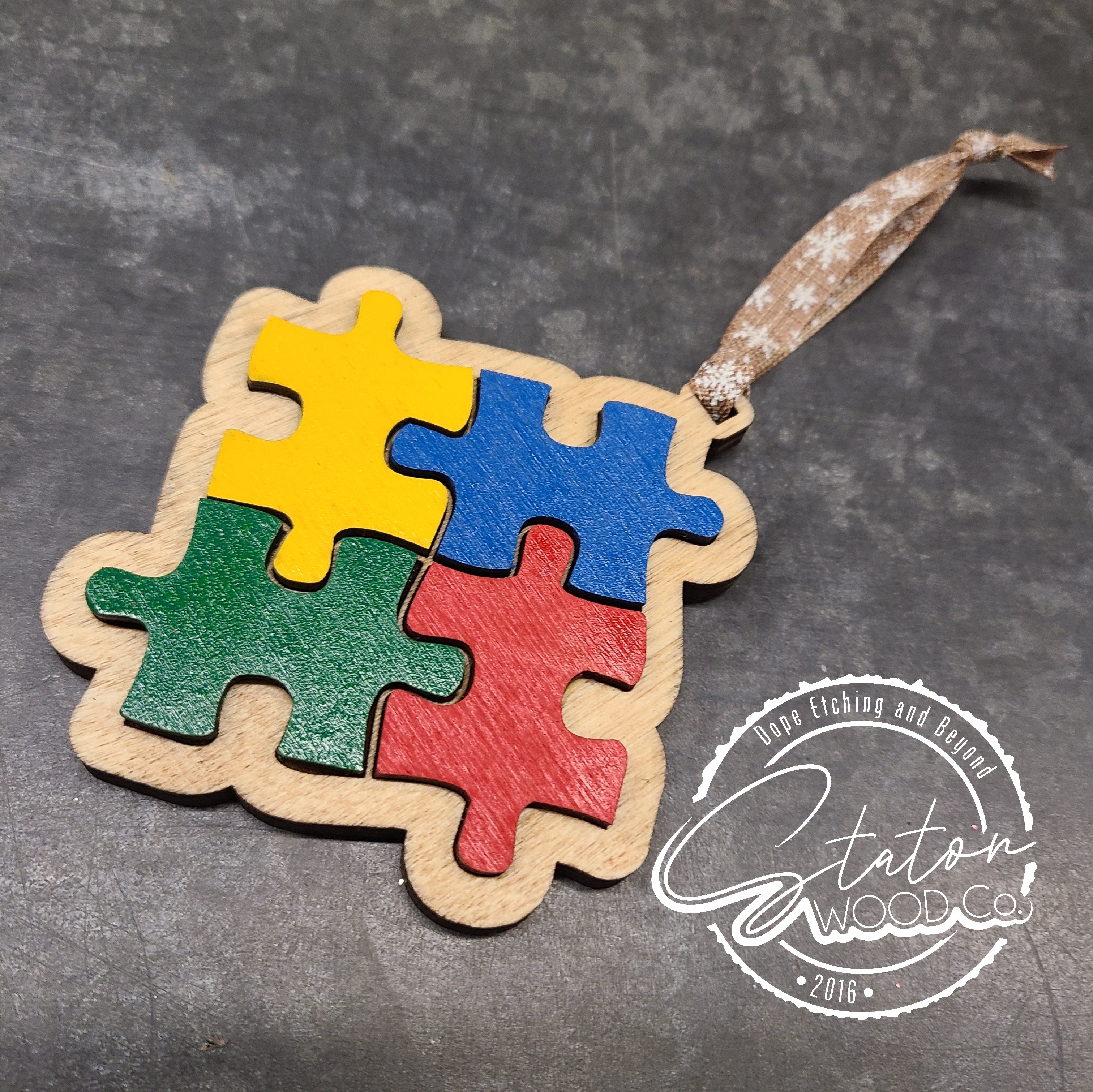 Autism Awareness Ornament