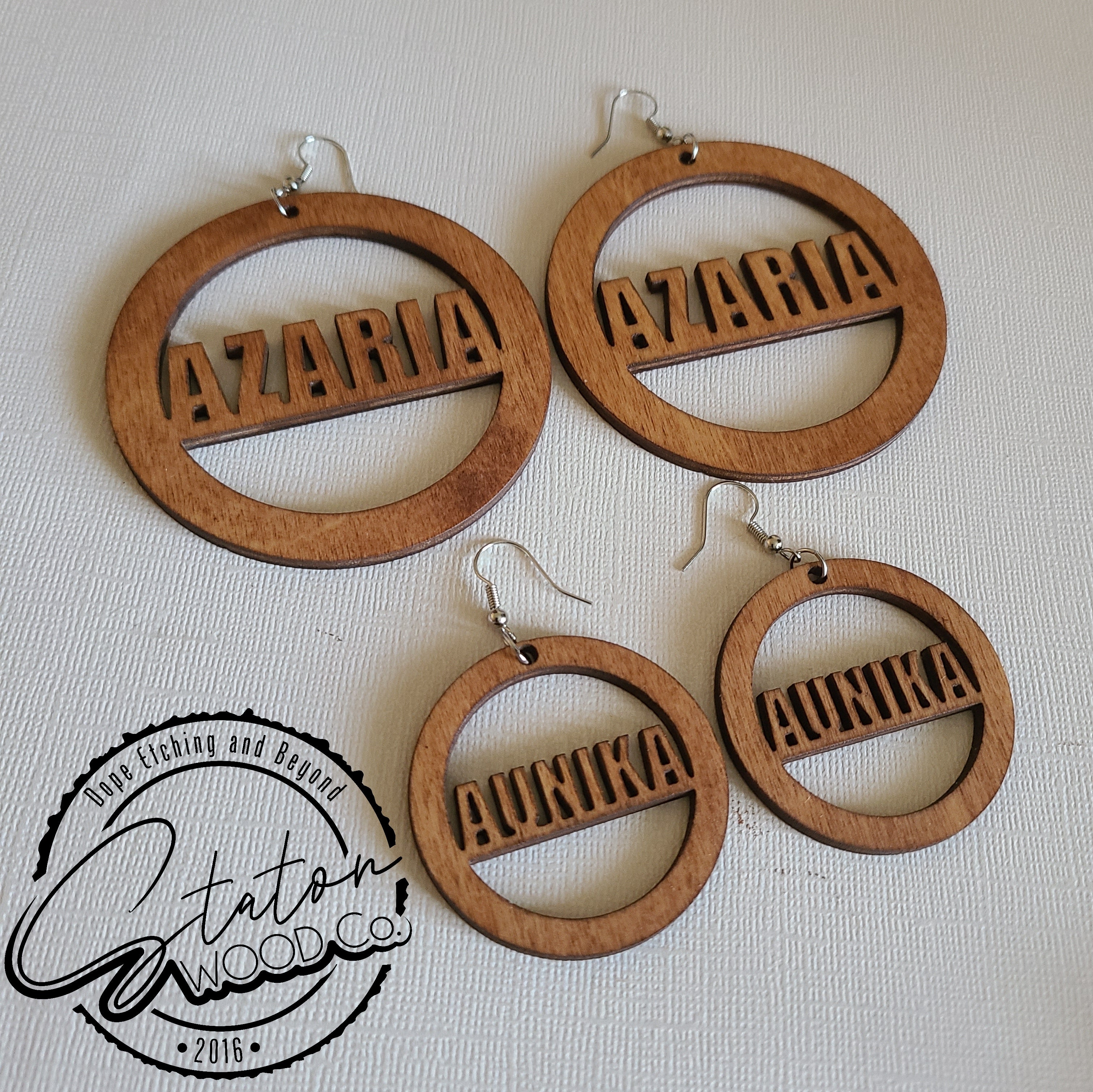 Custom Etched/Cut-out Earrings-1