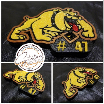 Custom Inlay Lapel Pin