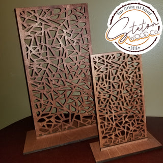 Rectangle Pattern Earring Holder