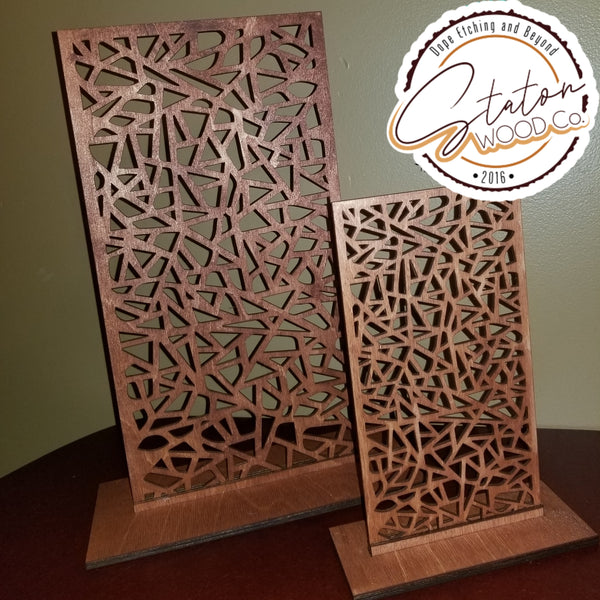 Rectangle Pattern Earring Holder