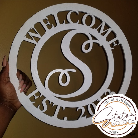 Welcome: Initial and Year Established