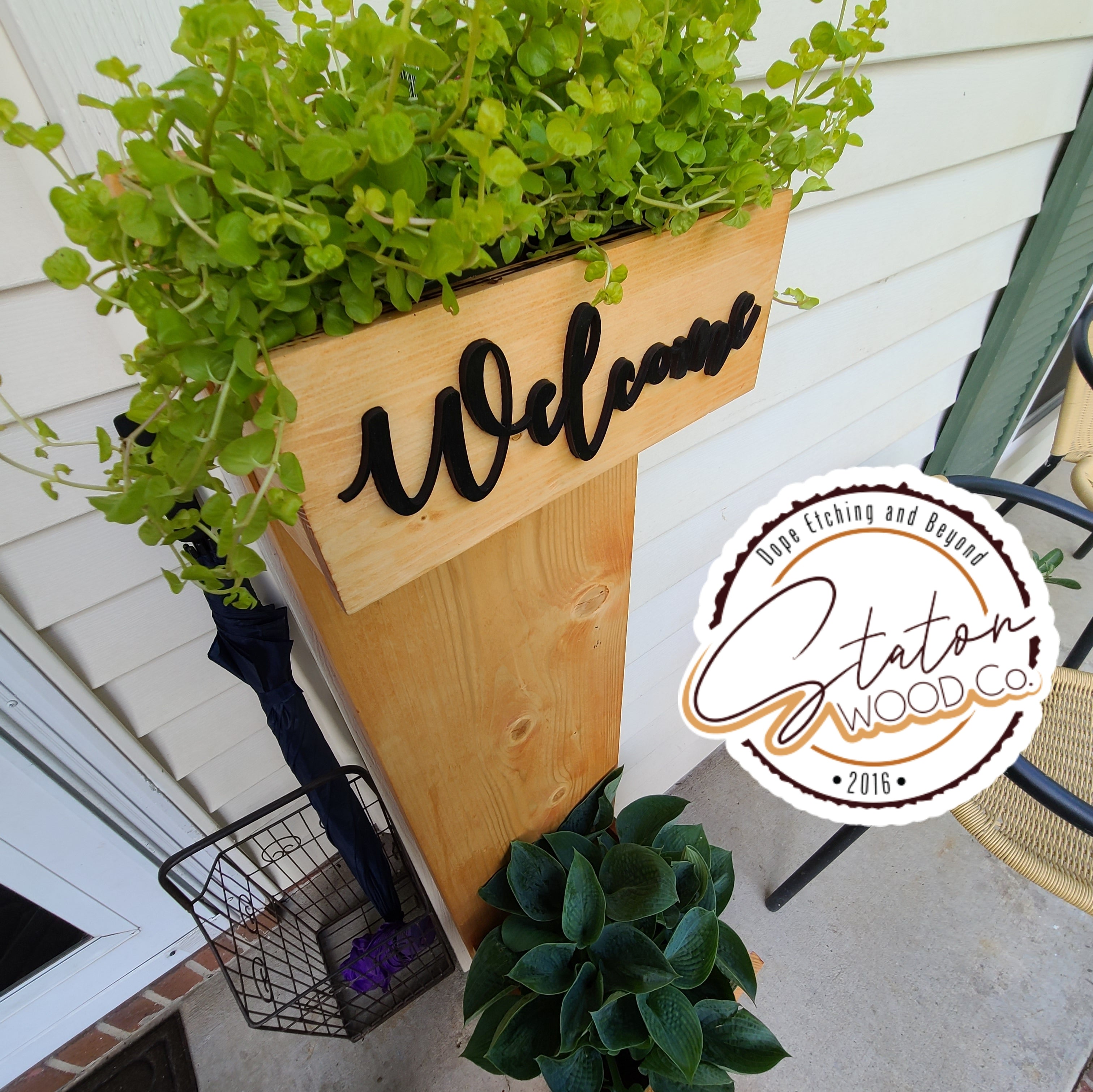 Personalized Porch Planter