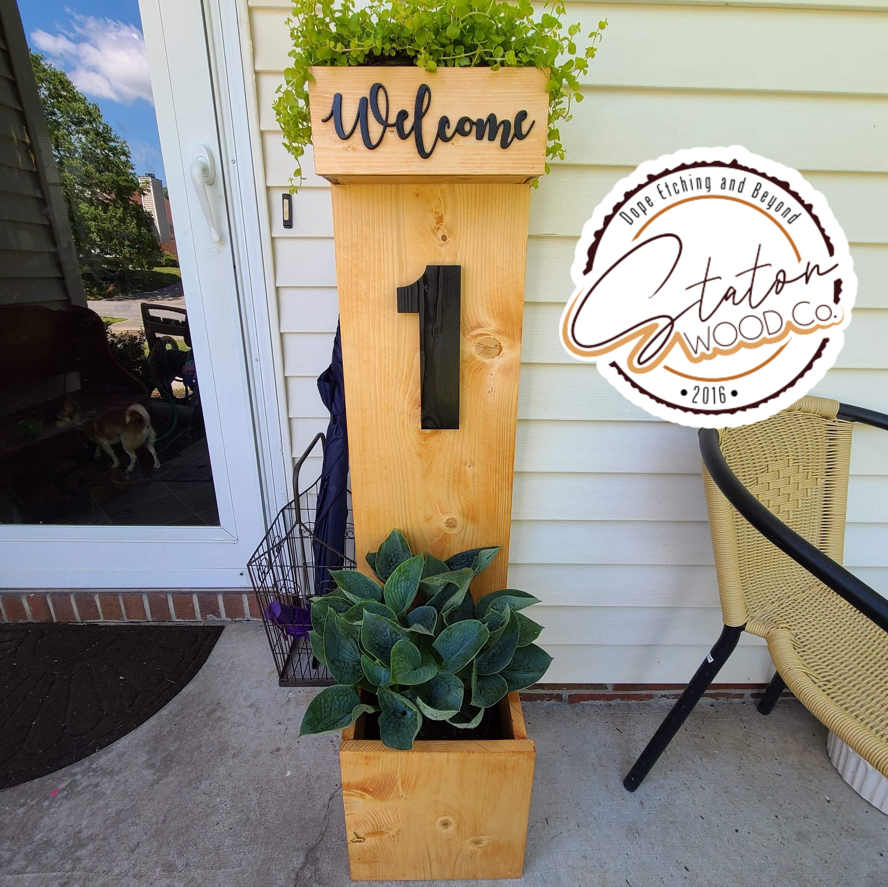 Personalized Porch Planter