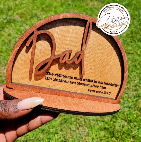 Dad- Proverbs 20:7