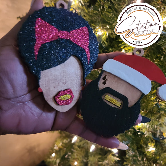Trap Santa Ornaments 2.0
