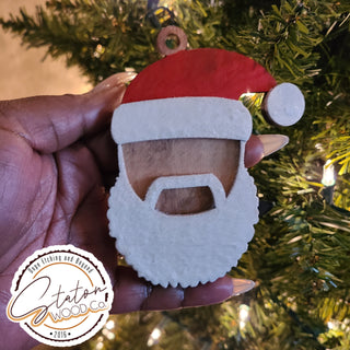 Black Santa Ornaments 2.0