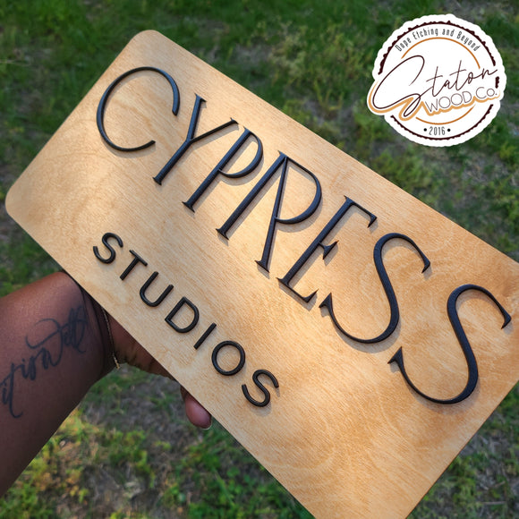 Custom Logo Sign