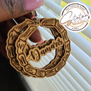 Personalized Bamboo Earrings-1