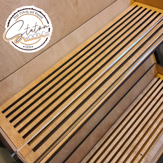 Personalized Product Display Stands with Removeable Bases & Shelves