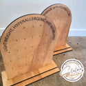 Personalized Product Display Stands with Removeable Pegs & Base