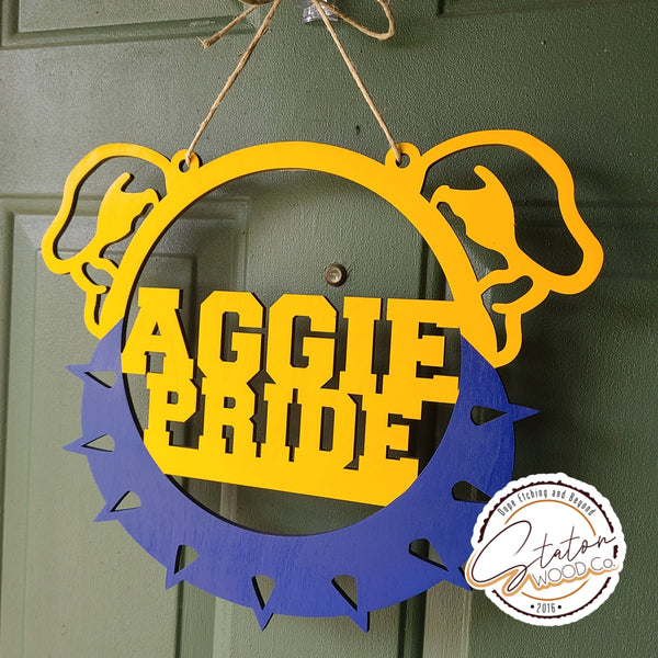 Aggie Dog Door/Wall Hanger