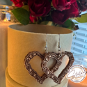 Heart Bamboo Earrings
