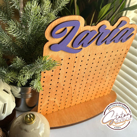 Personalized Earring Holder