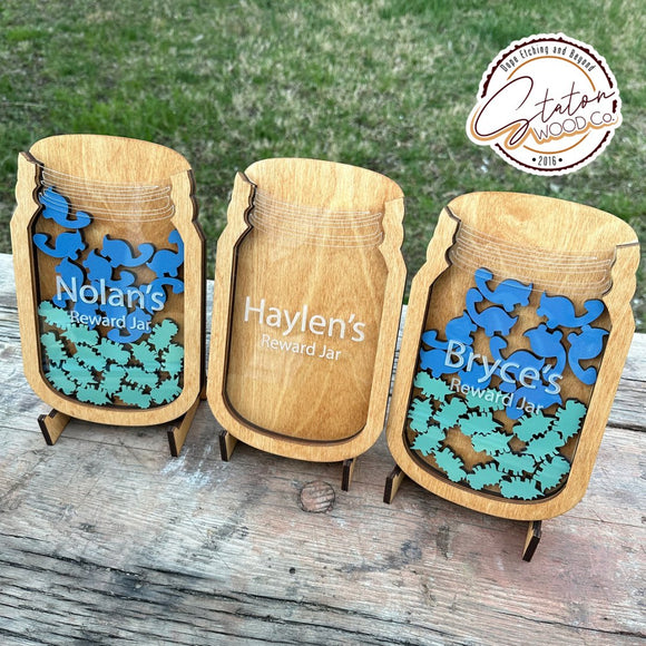 Reward Jars with Removable Base